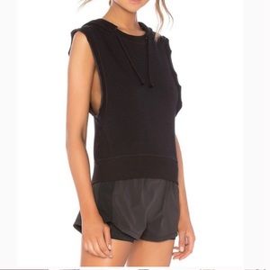 FREE PEOPLE Whitewater Muscle Sweatshirt Hoodie